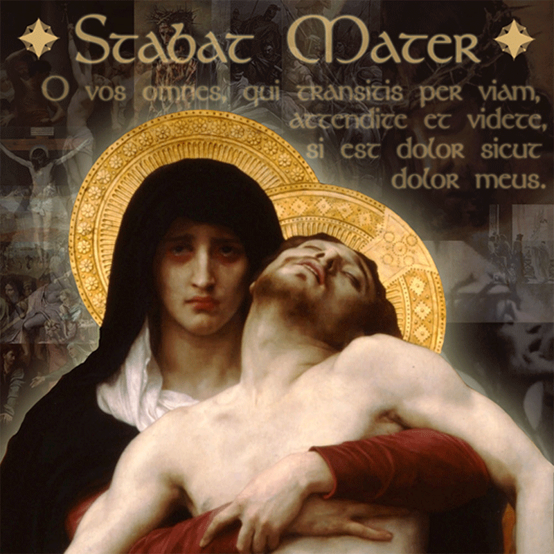 Stabat Mater - Vierge Marie tenant le corps du Christ