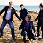 Quatuor Caliente : piano, bandonéon, contre basse et violoncelle